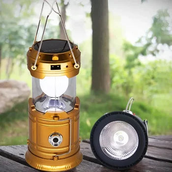 Camping lamp 5800 solar lantern USB rechargeable portable household outdoor multifunctional night market convenient lighting