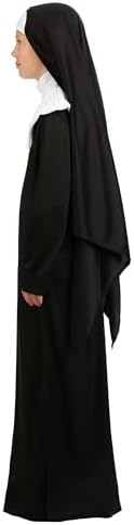 Fun Costumes Kids Nun Costume Catholic Sister Robe for Girls