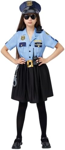 Halloween Girls Police Officer Costume