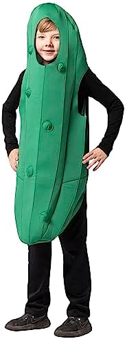 Rasta Imposta Pickle Costume Dill Cucumber Gherkin for Kids 7-10 Years