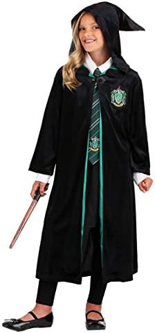 Perfect Slytherin Robe Harry Potter Halloween Costume for Kids