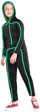 HSCTEK Light Up Child Stick Figure Costume Halloween