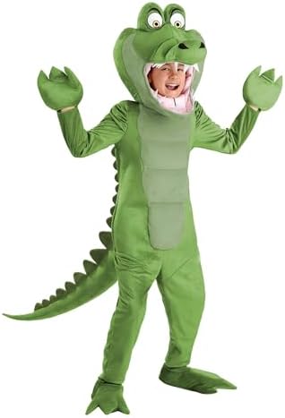 Adventurous Kids Tick-Tock the Crocodile Costume Halloween Jumpsuit Built for Fun