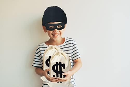 Eylola Kids Robber Costume Set - Halloween Trick or Treat Accessories