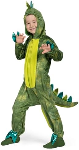 Spooktacular Creations Halloween Jumpsuit for Kids - Shining T-Rex