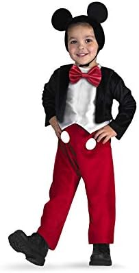 Mickey Kids Black Costume LG Boys