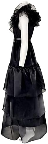 Gothic Black Dress Costume for Women and Girls