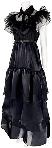 Gothic Black Dress Costume for Women and Girls