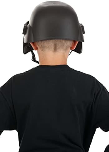 SWAT Costume Visor Helmet for Kids - Adjustable Plastic