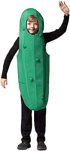 Rasta Imposta Pickle Costume Dill Cucumber Gherkin for Kids 7-10 Years