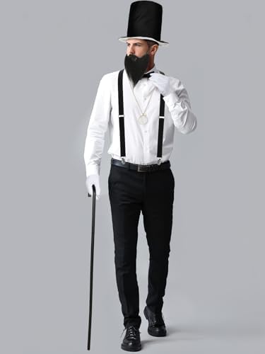 Gatsby 1920s Cosplay Accessories Mens Gentleman Set