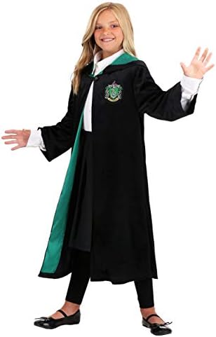 Perfect Slytherin Robe Harry Potter Halloween Costume for Kids