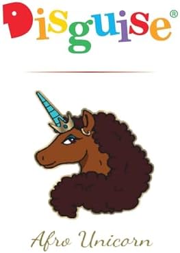 Disguise Girls Afro Unicorn Halloween Costume with Headband