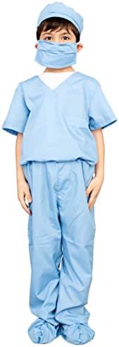 Doctor Scrubs Kids Blue Halloween Costume