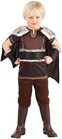 Victorious Viking Boy Costume - Tunc Pants Belt Cape Wrist Cuffs