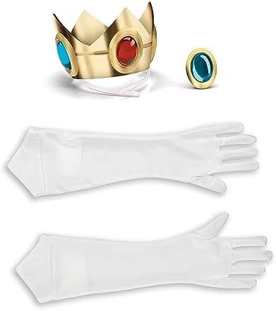 Disguise Kids Princess Peach Accessory Kit Halloween Party Costume Jewelry Accessories
