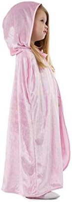 Little Adventures Pink Cloak Girls Costume - Machine Washable Play Party Set