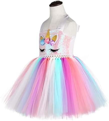 Fancy Unicorn Dresses for Girls Unique Party Costumes Headbands