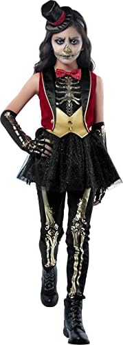 Rubies Girls Forum Circus Skeleton Costume Dress Halloween Party Must-Have