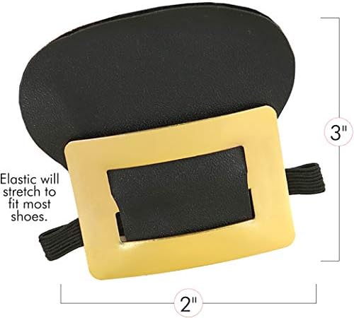 Skeleteen Colonial Shoe Buckle Perfect for Halloween and Historical Costumes