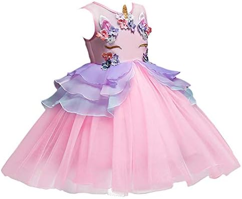 Myrisam Princess Girls Unicorn Party Costume