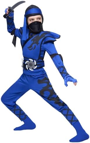 Spooktacular Creations Kids Birdy Blue Ninja Costume for Boys