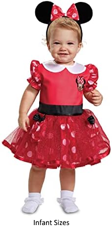 Disguise Disney Minnie Mouse Girl Costume Red 2T
