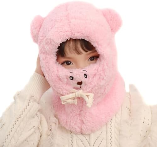Warm Style-Powered Kids Winter Hats Balaclava
