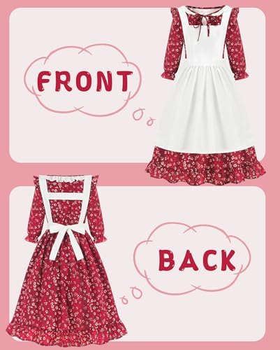 Adorable Colonial Prairie Girls Dress Perfect for Little BSmithers