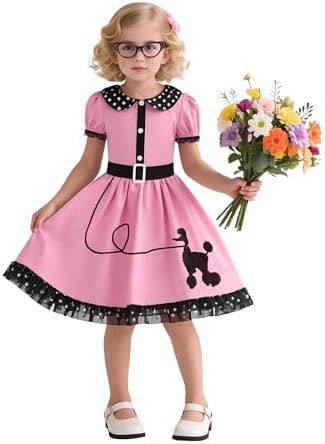 1950s Poodle Cutie Costume for Girls