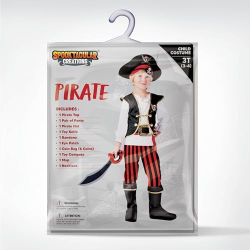 Pirate Costume Set for Kids - Perfect for Halloween and More
