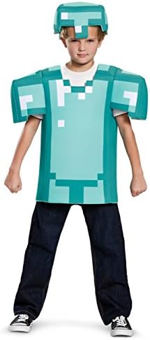 Disguise Armor Classic Minecraft Costume Blue Small 4-6