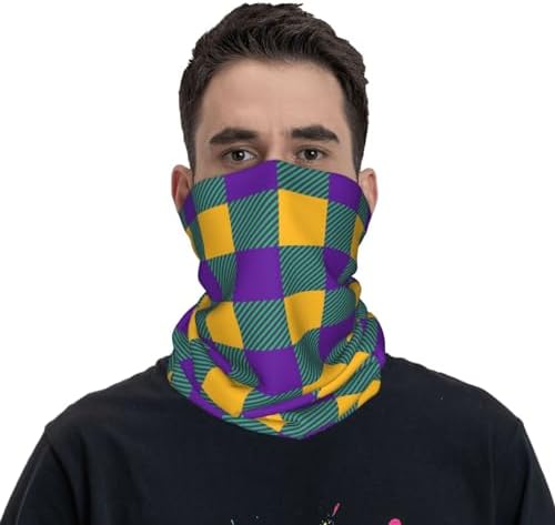 WOEZKEX Unisex Face Cover Magic Wide Wicking Headband UPF 50 Neck Warmer