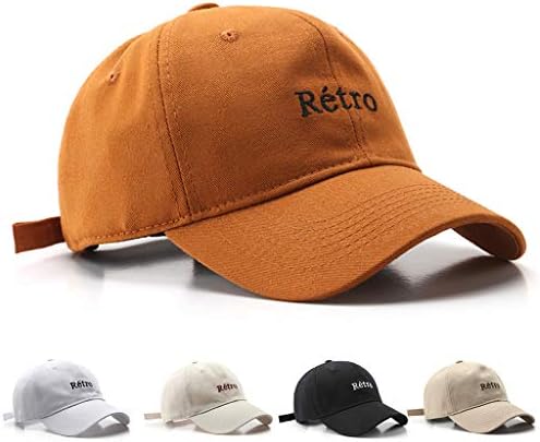 Retro Hip Hop Baseball Cap with Embroidered Letters