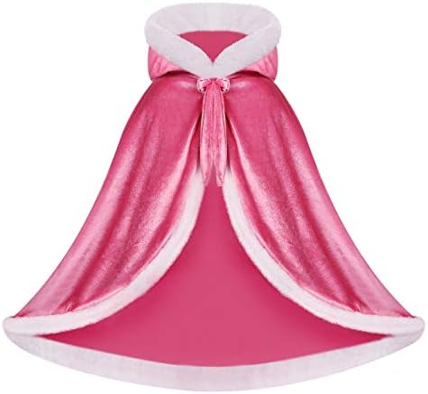 Girls Princess Cloak Dress Up Costume for Toddler Princess Party More