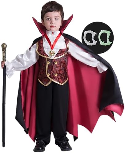 Spooktacular Kids Halloween Vampire Costume