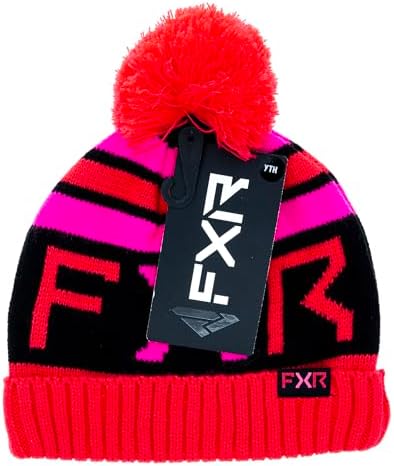 FXR Youth Helmets SoftACrylic Skull Fold-up Pompom Classic Skull Fit Rustic