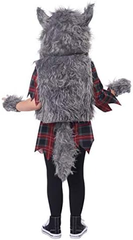 Soft warm stylish Wee-Wolf costume for girls