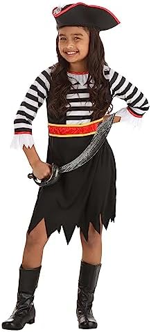 Captains Dress High Seas Adventure Pirate Costume for Kids Durable Kids Costume