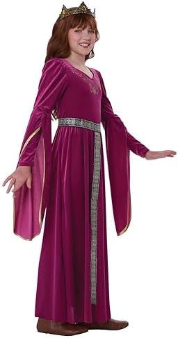 Girls Medieval Fire and Glowing Princess Costume