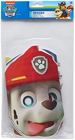 American Greetings Premium Paw Patrol Muffin Top Masks 95 - 12 Pack of 8