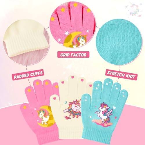 Knitted Winter Gloves for Kids