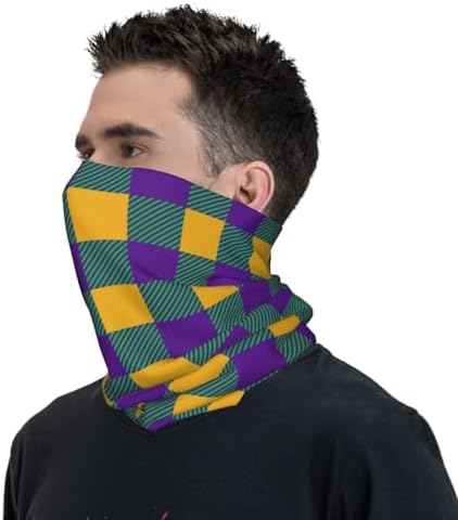 WOEZKEX Unisex Face Cover Magic Wide Wicking Headband UPF 50 Neck Warmer