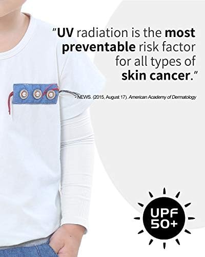 Newbyinn Arm Sleeves for Kids - UV Protection Cooling and Durable