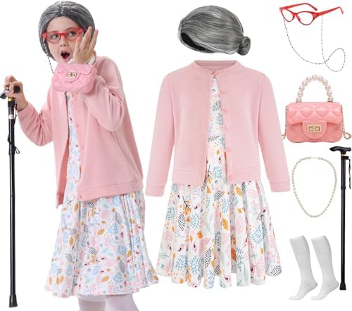 ZeroShop 100 Day Grandma Costume