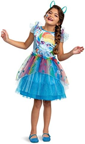 Rainbow Dash Costume for Girls My Little Pony Character Dress