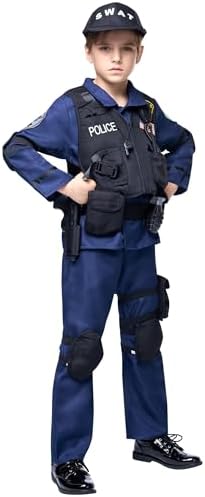 Spooktacular Creations Police SWAT Costume for Kids Halloween Party Costume