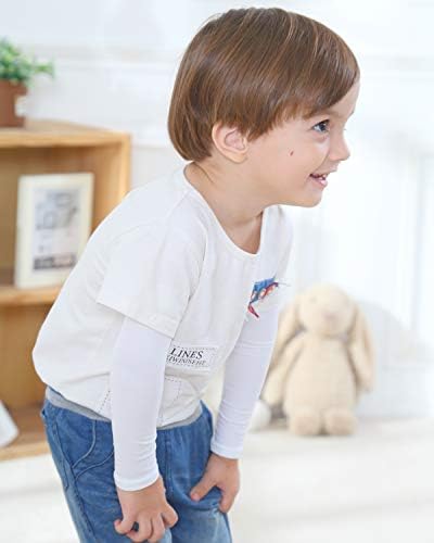 Newbyinn Arm Sleeves for Kids - UV Protection Cooling and Durable