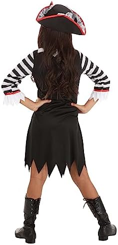 Captains Dress High Seas Adventure Pirate Costume for Kids Durable Kids Costume