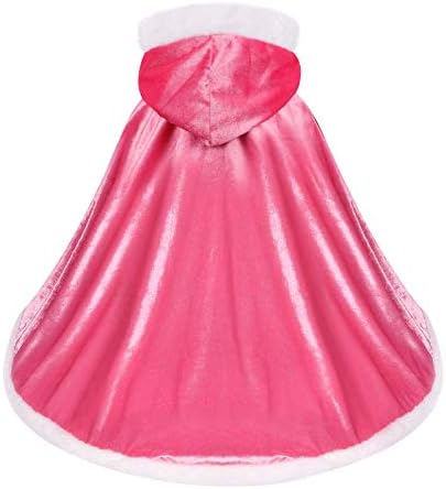 Girls Princess Cloak Dress Up Costume for Toddler Princess Party More